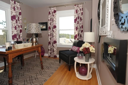 huemor me: decorating with purple, plum & lavendar